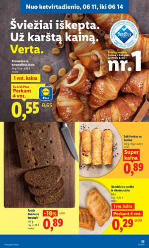 LIDL maisto akcijų leidinys nuo birželio 8 d.