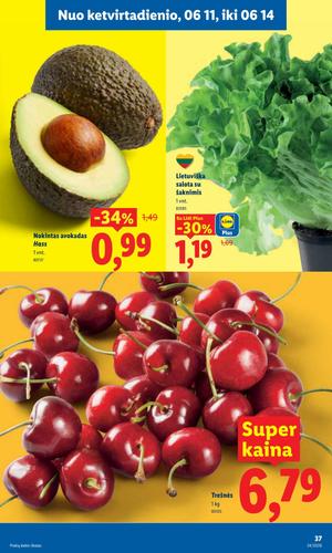 LIDL maisto akcijų leidinys nuo birželio 8 d.