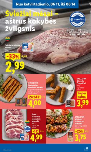 LIDL maisto akcijų leidinys nuo birželio 8 d.