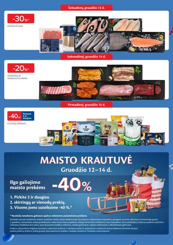 MAXIMA akcijų leidinys "Ypatingi atidarymo pasiūlymai naujoje parduotuvėje Savanorių pr. 346, Kaune (PC SAVAS)" nuo gruodžio 9 d.