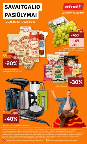 RIMI akcijų leidinys Nr. 11 nuo kovo 10 d.