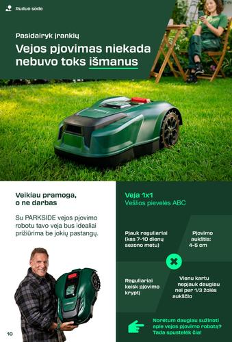 LIDL PARKSIDE akcijų leidinys nuo rugpjūčio 31 d.