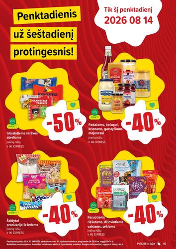 IKI akcijų leidinys Nr. 33 nuo rugpjūčio 10 d.