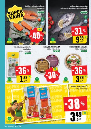 IKI akcijų leidinys Nr. 33 nuo rugpjūčio 10 d.