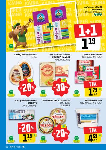 IKI akcijų leidinys Nr. 33 nuo rugpjūčio 10 d.