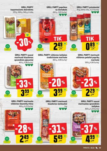 IKI akcijų leidinys Nr. 33 nuo rugpjūčio 10 d.