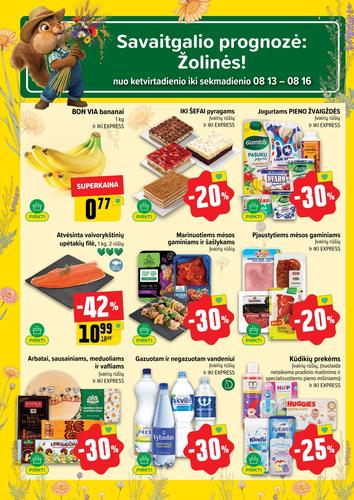 IKI akcijų leidinys Nr. 33 nuo rugpjūčio 10 d.
