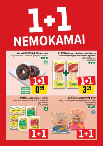 IKI akcijų leidinys "Daugiau yra pigiau Nr. 15" nuo balandžio 6 d.