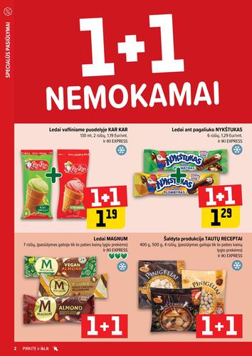 IKI akcijų leidinys "Daugiau yra pigiau Nr. 15" nuo balandžio 6 d.