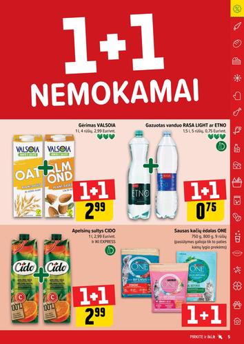 IKI akcijų leidinys "Daugiau yra pigiau Nr. 15" nuo balandžio 6 d.