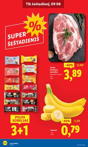 LIDL maisto akcijų leidinys nuo ketvirtadienio, rugsėjo 4 d.