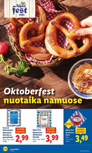 LIDL maisto akcijų leidinys nuo ketvirtadienio, rugsėjo 4 d.