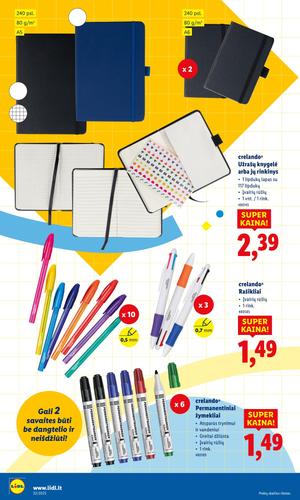 LIDL ne maisto prekių leidinys nuo rugpjūčio 4 d.