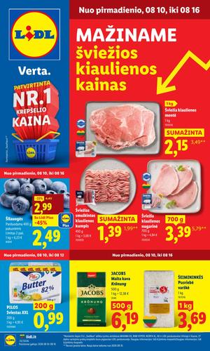 LIDL maisto akcijų leidinys nuo rugpjūčio 10 d.