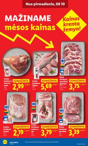 LIDL maisto akcijų leidinys nuo rugpjūčio 10 d.
