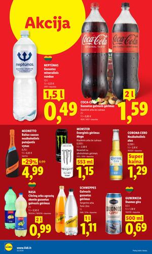 LIDL maisto akcijų leidinys nuo rugpjūčio 10 d.