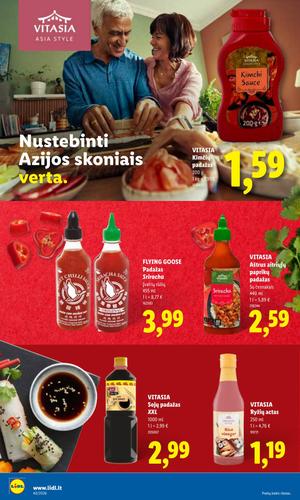 LIDL maisto akcijų leidinys nuo rugsėjo 28 d.