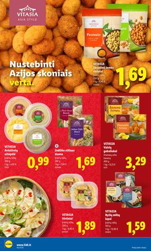 LIDL maisto akcijų leidinys nuo rugsėjo 28 d.