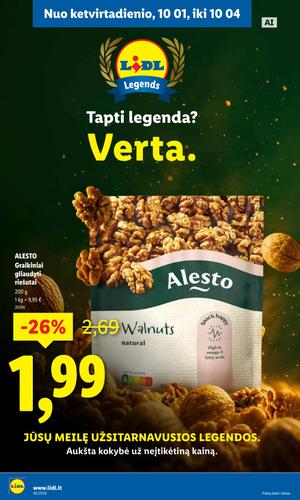 LIDL maisto akcijų leidinys nuo rugsėjo 28 d.