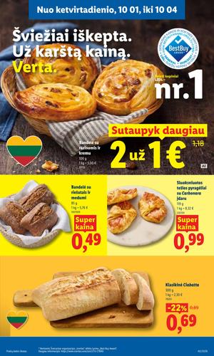LIDL maisto akcijų leidinys nuo rugsėjo 28 d.