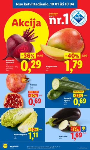 LIDL maisto akcijų leidinys nuo rugsėjo 28 d.
