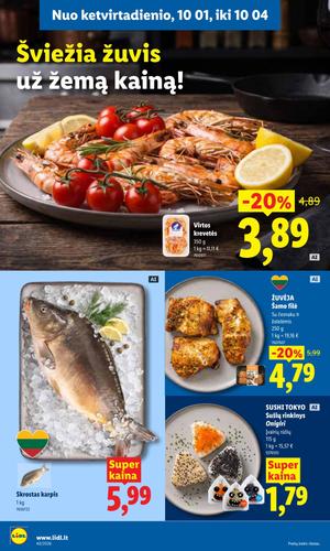 LIDL maisto akcijų leidinys nuo rugsėjo 28 d.