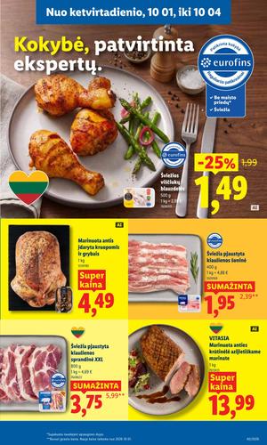 LIDL maisto akcijų leidinys nuo rugsėjo 28 d.
