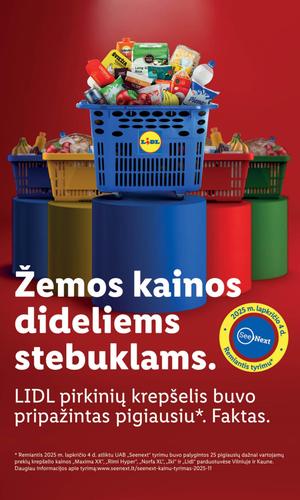 LIDL maisto akcijų leidinys nuo gruodžio 8 d.