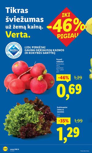 LIDL maisto akcijų leidinys nuo gruodžio 8 d.