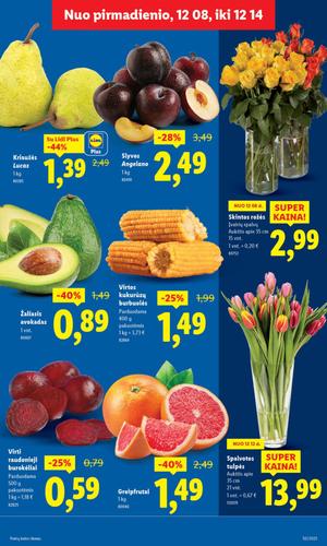 LIDL maisto akcijų leidinys nuo gruodžio 8 d.