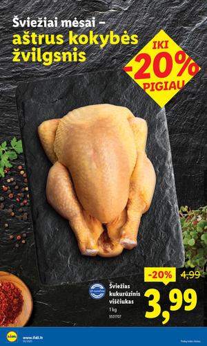 LIDL maisto akcijų leidinys nuo gruodžio 8 d.