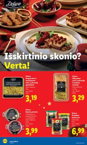 LIDL maisto akcijų leidinys nuo gruodžio 8 d.