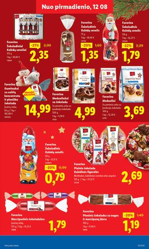 LIDL maisto akcijų leidinys nuo gruodžio 8 d.