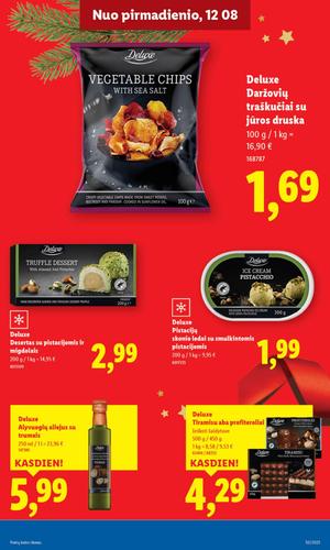 LIDL maisto akcijų leidinys nuo gruodžio 8 d.