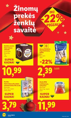 LIDL maisto akcijų leidinys nuo gruodžio 8 d.