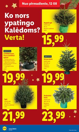 LIDL maisto akcijų leidinys nuo gruodžio 8 d.
