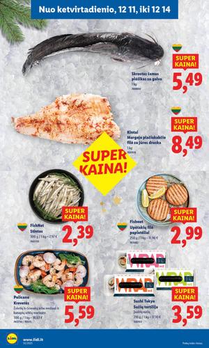 LIDL maisto akcijų leidinys nuo gruodžio 8 d.