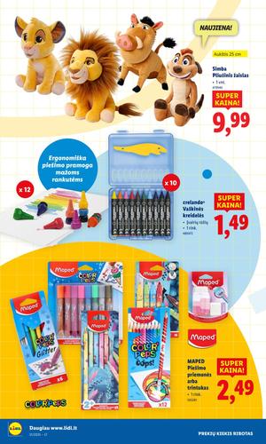 LIDL ne maisto prekių leidinys nuo liepos 28 d.
