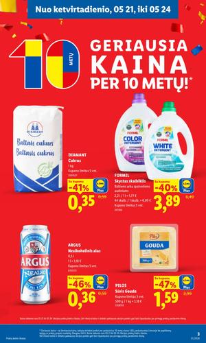 LIDL maisto akcijų leidinys nuo gegužės 18 d.