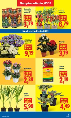 LIDL maisto akcijų leidinys nuo gegužės 18 d.