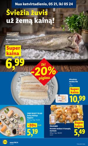 LIDL maisto akcijų leidinys nuo gegužės 18 d.