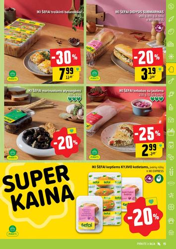 IKI akcijų leidinys "IKI Kaininis leidinys Nr. 37" nuo rugsėjo 8 d.