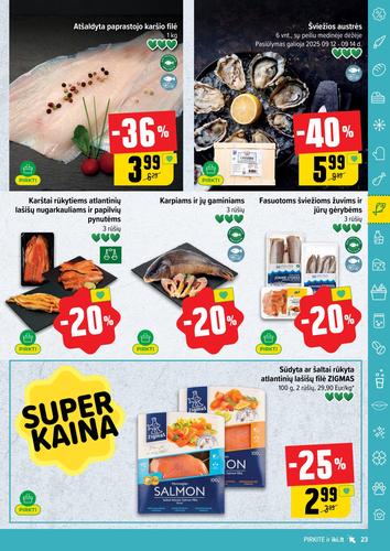 IKI akcijų leidinys "IKI Kaininis leidinys Nr. 37" nuo rugsėjo 8 d.