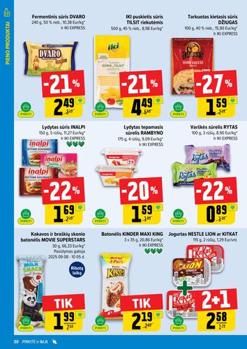 IKI akcijų leidinys "IKI Kaininis leidinys Nr. 37" nuo rugsėjo 8 d.