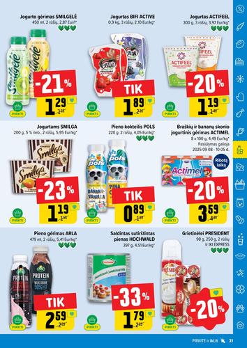 IKI akcijų leidinys "IKI Kaininis leidinys Nr. 37" nuo rugsėjo 8 d.