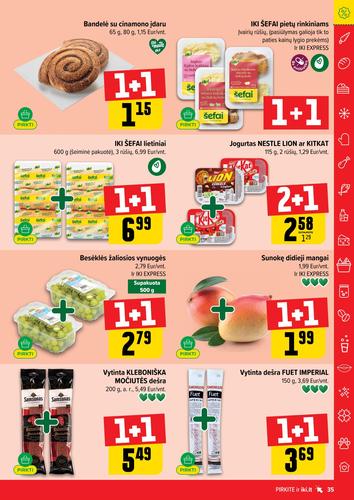 IKI akcijų leidinys "IKI Kaininis leidinys Nr. 37" nuo rugsėjo 8 d.
