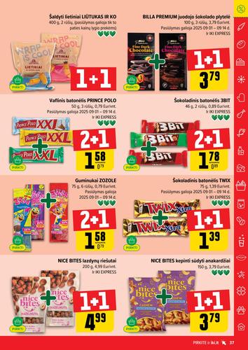 IKI akcijų leidinys "IKI Kaininis leidinys Nr. 37" nuo rugsėjo 8 d.