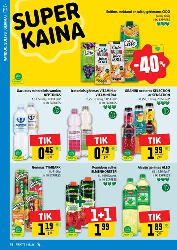 IKI akcijų leidinys "IKI Kaininis leidinys Nr. 37" nuo rugsėjo 8 d.
