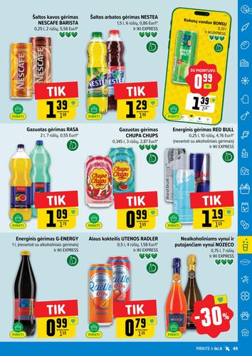 IKI akcijų leidinys "IKI Kaininis leidinys Nr. 37" nuo rugsėjo 8 d.