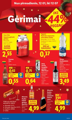 LIDL maisto akcijų leidinys nuo gruodžio 1 d.